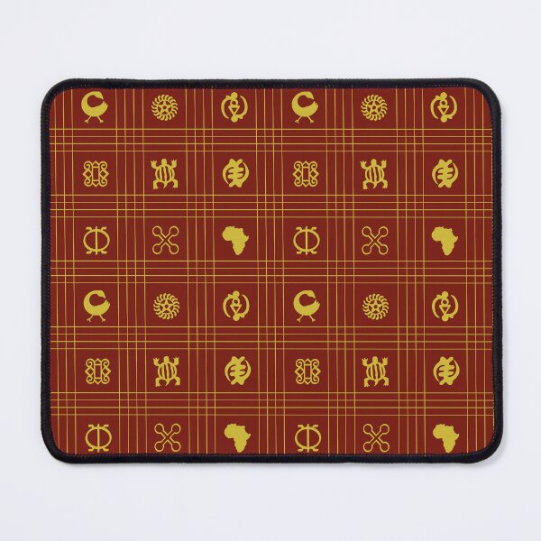Item preview, Golden Adinkra Symbols pattern designed and sold by MammothArt.