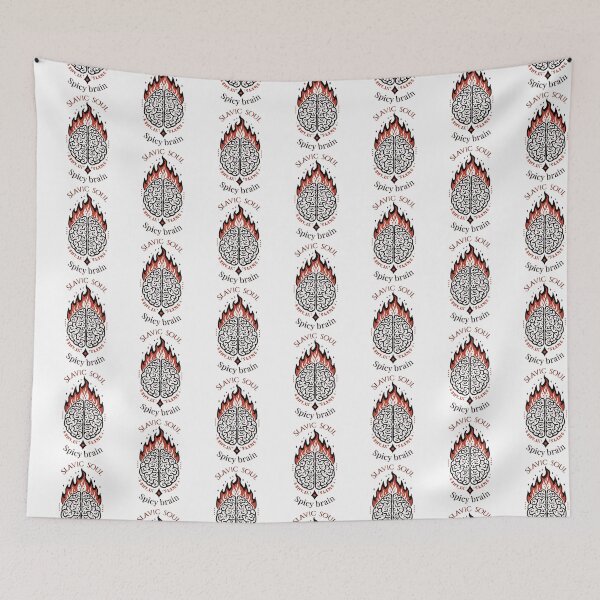 Item preview, Slavic Soul Spicy Brain | Neurodivergent Slavic Pride designed and sold by YvkafromPoland.