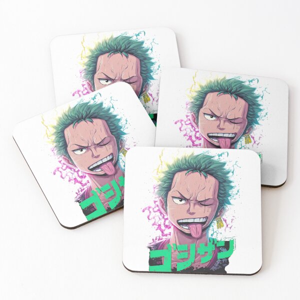 Item preview, Roronoa Zoro | Neon Anime-Style Fighter Illustration designed and sold by Dyan4.