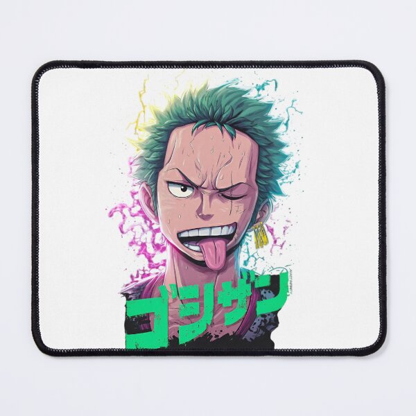 Item preview, Roronoa Zoro | Neon Anime-Style Fighter Illustration designed and sold by Dyan4.