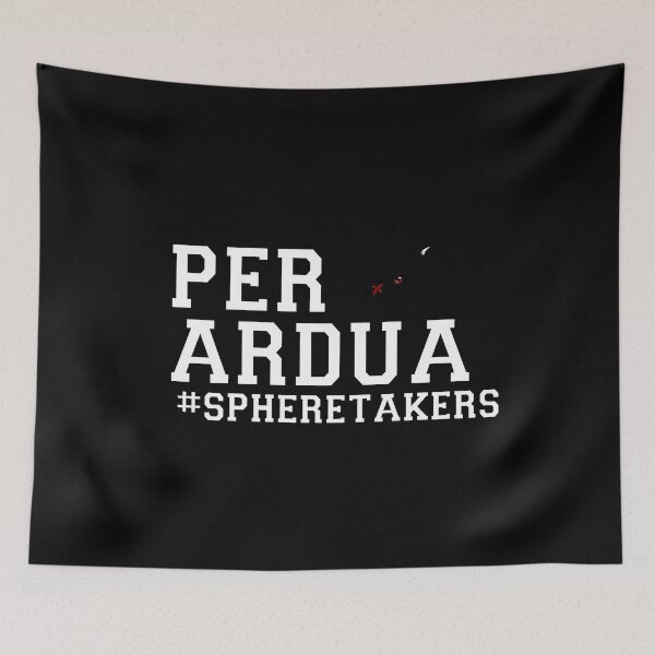Item preview, Per Ardua Skeleton Cat Latin Motto designed and sold by yjbgcifs23.