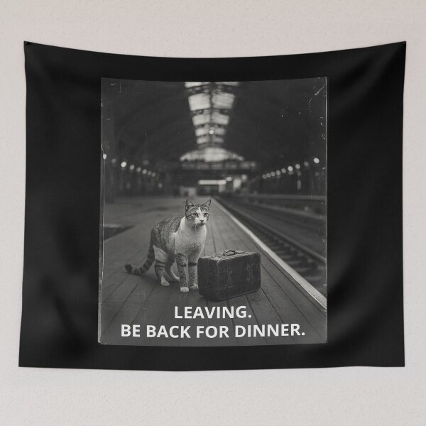 Item preview, Leaving Be Back For Dinner Funny Classic T-shirts designed and sold by PaulaArtworks.
