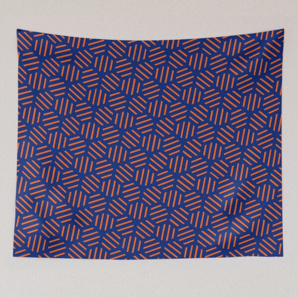 Item preview, Modern Hex Checks - Abstract Geometric Shape Pattern  - Retirement Gifts for Wife designed and sold by RoyalStarsPatts.