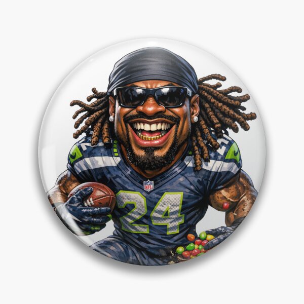 Item preview, BEASTMODE LYNCH CARICATURE designed and sold by voxvizion.