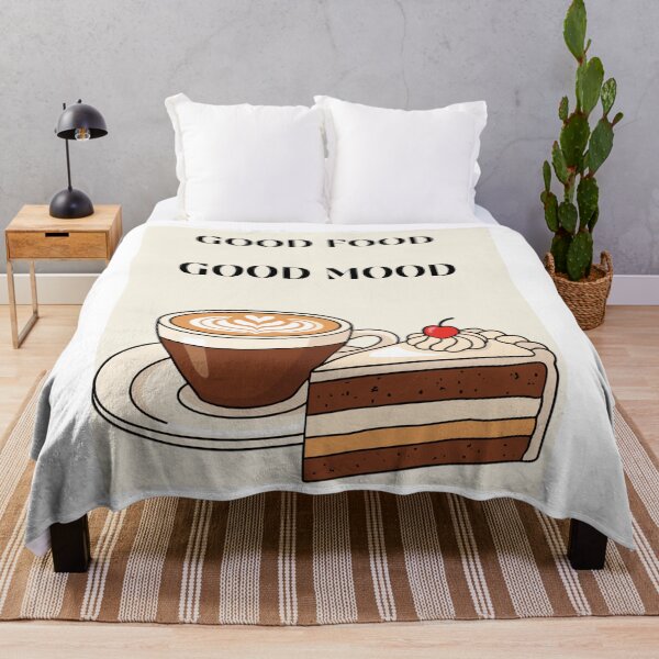Item preview, Good food good mood - Cozy coffee and dessert illustration designed and sold by Mastalina99.