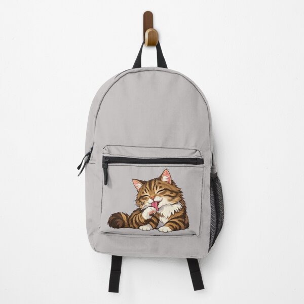 Item preview, Cat licking its fur designed and sold by Miryou.