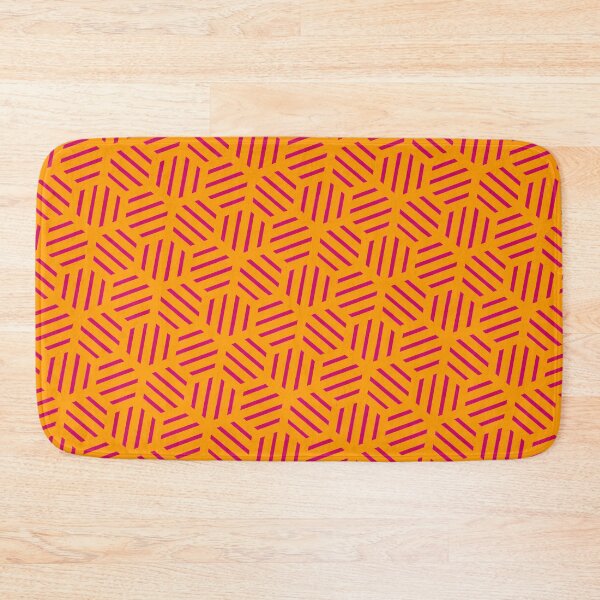 Item preview, Stylish Orange Hex Argyle - Abstract Geometric Shape Pattern  - Unique Gifts For Men designed and sold by RoyalStarsPatts.