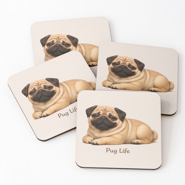 Item preview, Pug Life Cozy Moment — Soft Comfort for Dog Moms designed and sold by dogmomtees.
