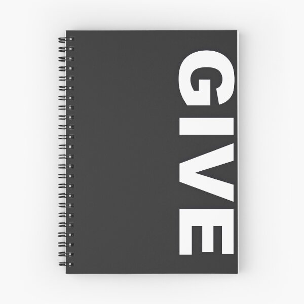 Item preview, GIVE — White Minimal Bold Type Statement designed and sold by WORDPAUSE.