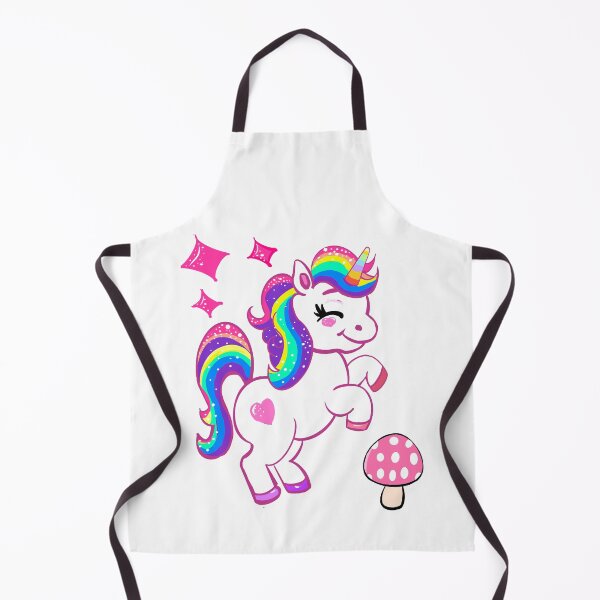 Item preview, Unicorn with Rainbow Mane - Whimsical Fantasy Art designed and sold by Artonmytee.