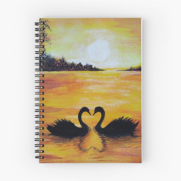 Item preview, Mystical Black Swans in love... designed and sold by Melissa Sadie Wright.