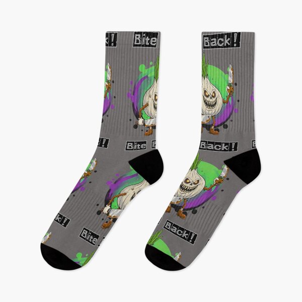 Item preview, Vampire's Bane Garlic- Edgy Evil Food Streetwear designed and sold by MBBialyPiksel.