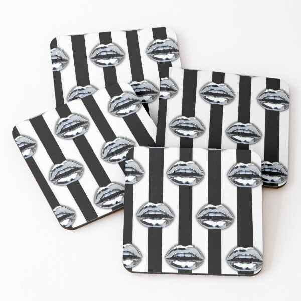 Item preview, Crazy Lips Chrome Silver designed and sold by EryaStudio.