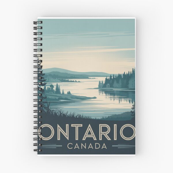Item preview, Ontario Vintage Travel Poster – Canada Wall Art designed and sold by Timeless Design.