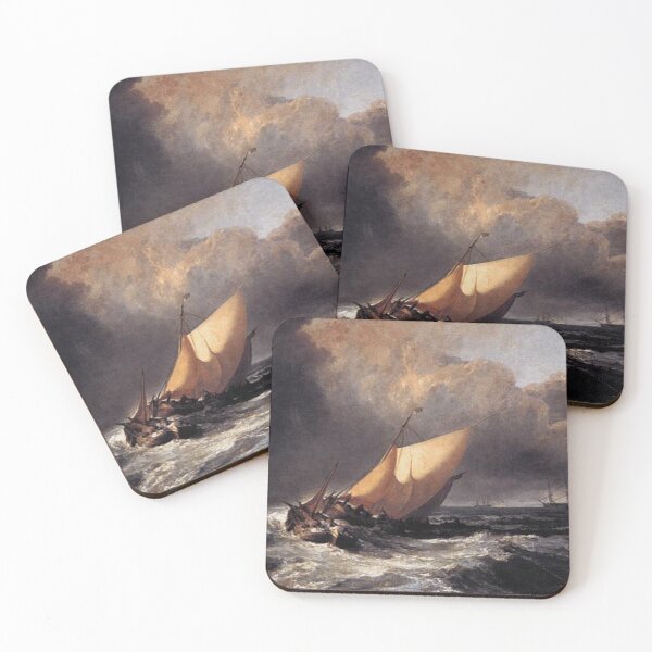 Item preview, Dutch Boats in a Gale designed and sold by SharonTheFirst.