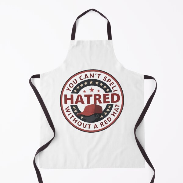 Item preview, You Can't Spell Hatred Without A Red Hat Badge Style Statement Design designed and sold by LunaMagicStudio.