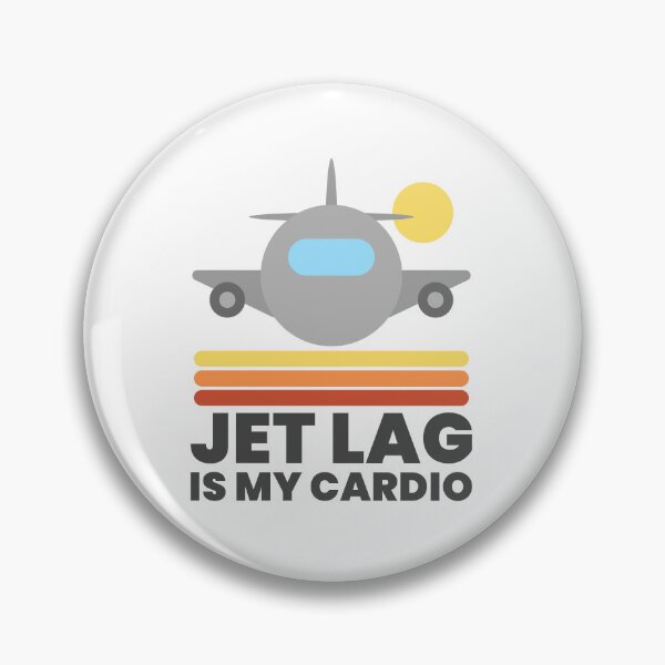 Item preview, Jet Lag Is My Cardio - Funny Travel Humor designed and sold by Shape Snip Studio.