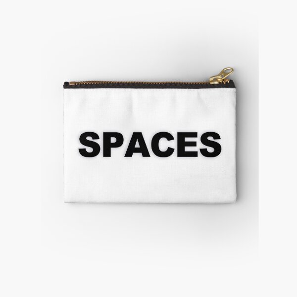 Item preview, SPACES — Black Minimal Bold Type Statement designed and sold by WORDPAUSE.