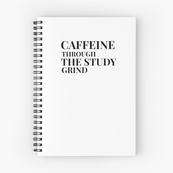 Item preview, Caffeine Through The Study Grind Design For Light Clothing designed and sold by Coffee Vibes.