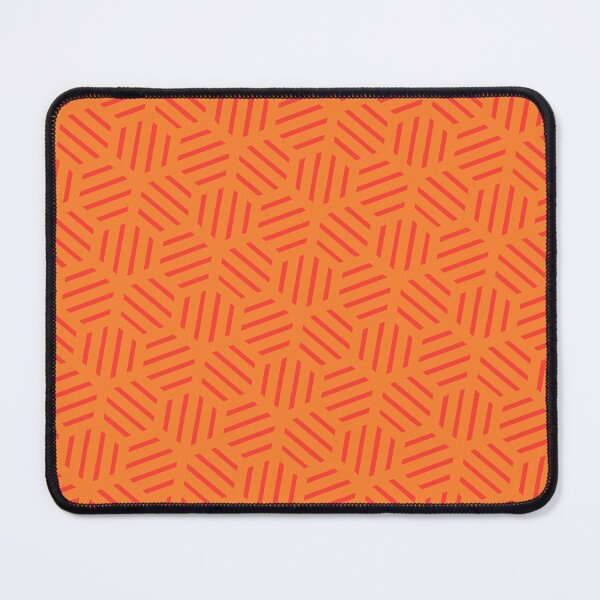 Item preview, Beautiful Orange Hexagram Checkerboard - Abstract Geometric Shape Pattern - Wedding Gifts designed and sold by RoyalStarsPatts.