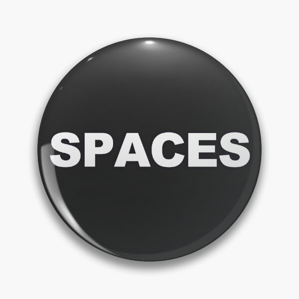 Item preview, SPACES — White Minimal Bold Type Statement designed and sold by WORDPAUSE.