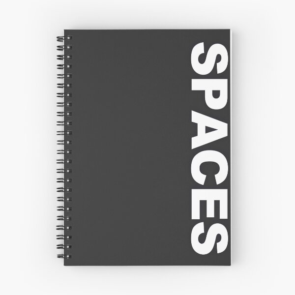Item preview, SPACES — White Minimal Bold Type Statement designed and sold by WORDPAUSE.