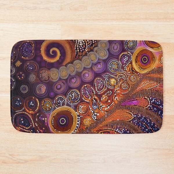 Item preview, Aboriginal Inspired Art - Abstract Lava Circles designed and sold by GrinGalore.