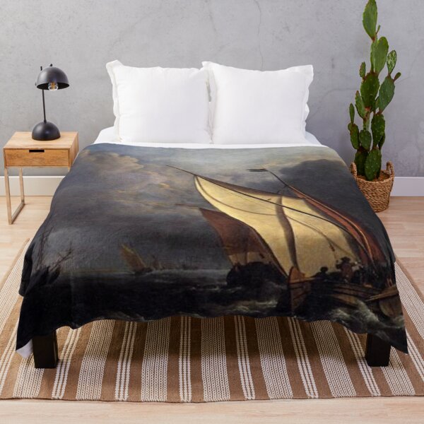 Item preview, Dutch Fishing Boats in a Storm designed and sold by SharonTheFirst.