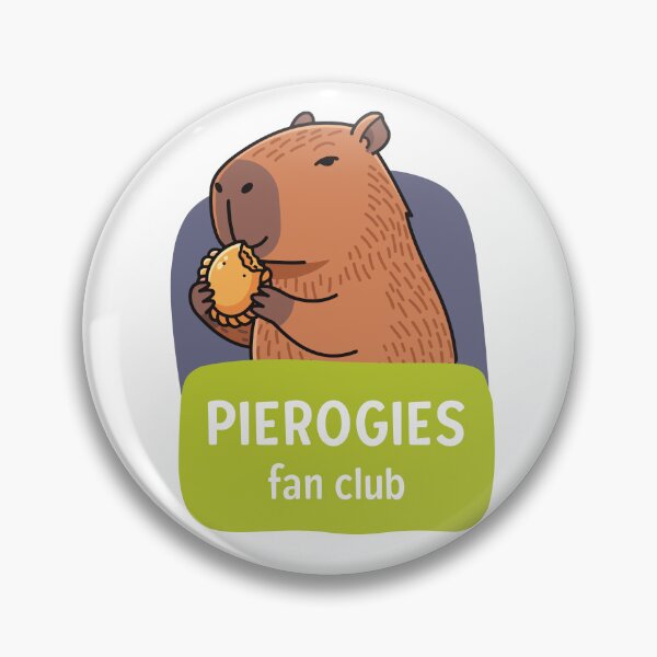 Item preview, Capybara Pierogi Fan Club designed and sold by PICODOG.