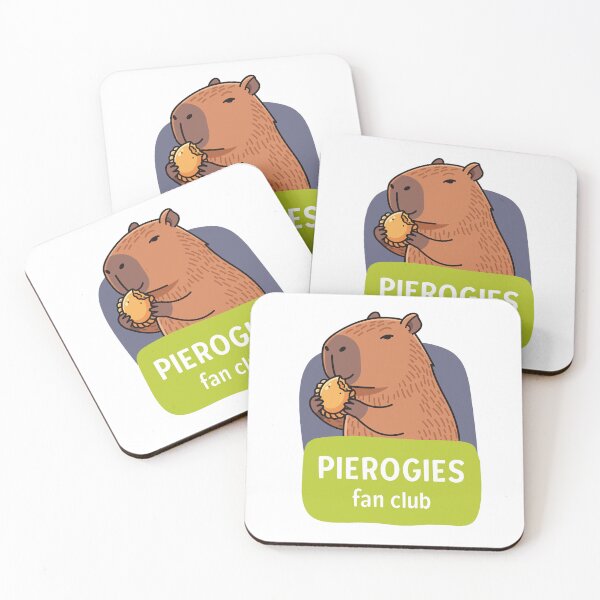 Item preview, Capybara Pierogi Fan Club designed and sold by PICODOG.