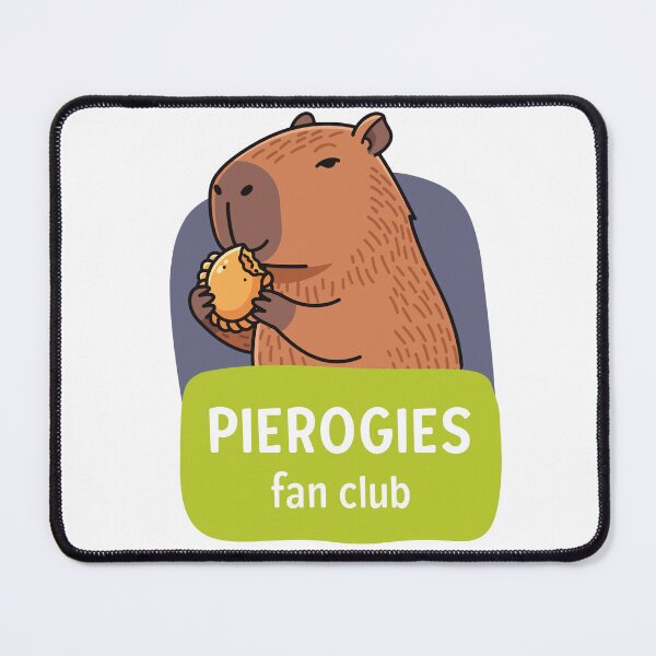 Item preview, Capybara Pierogi Fan Club designed and sold by PICODOG.
