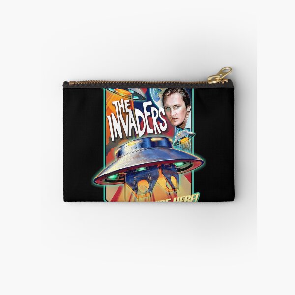 Item preview, The Invaders  (1967 Logo) They' Re Here  David Vincent Flying Saucer Ufo Art designed and sold by Zoditory.