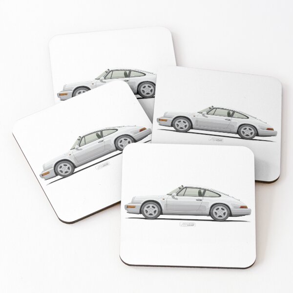 Item preview, 964 C2 Coupe Grand Prix White | Classic 90s Aircooled Sports Car Illustration ARVwerks designed and sold by ARVwerks.