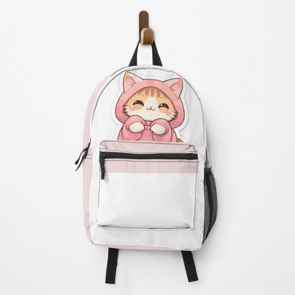 Item preview, Kawaii Chibi Cat in Oversized Hoodie designed and sold by Paper0pixel.