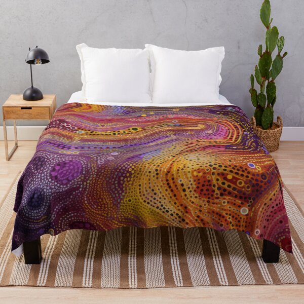 Item preview, Aboriginal Inspired Art - Wavy Lava Stream designed and sold by GrinGalore.