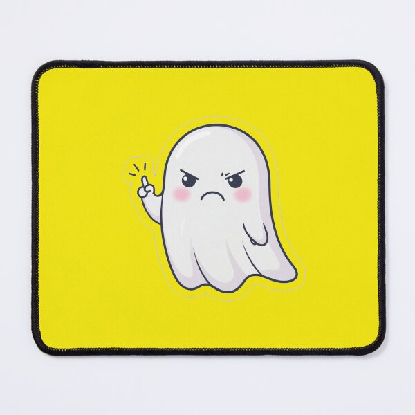 Item preview, Ghost of Disapproval - Cute Angry Sassy Ghost Wagging Finger designed and sold by zohocreations.