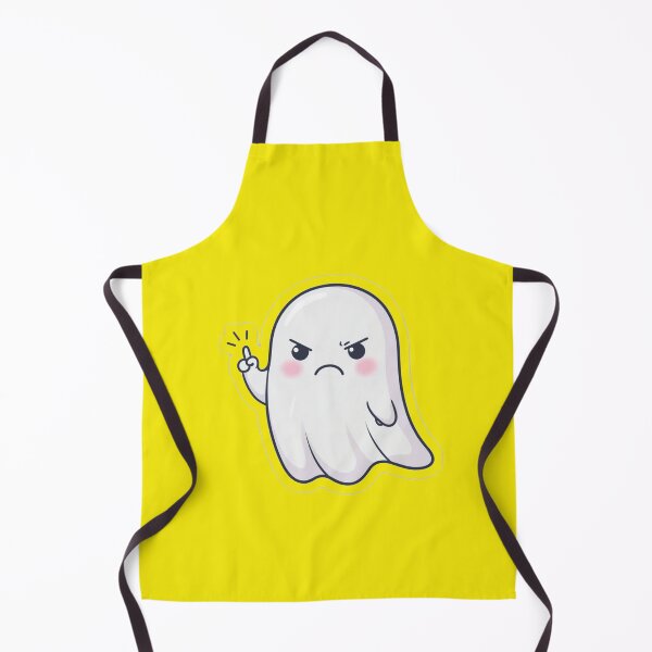 Item preview, Ghost of Disapproval - Cute Angry Sassy Ghost Wagging Finger designed and sold by zohocreations.
