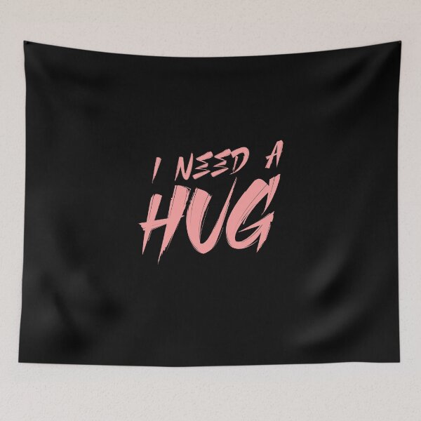 Item preview, I Need a Hug Graffiti Free Hugs Just Kidding Sarcastic Humor Design designed and sold by InkStormPro.