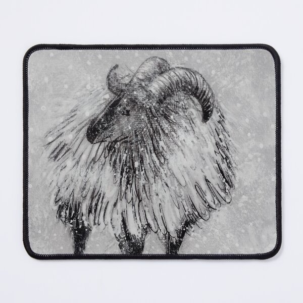 Item preview, Ram in the snow designed and sold by Melissa Sadie Wright.