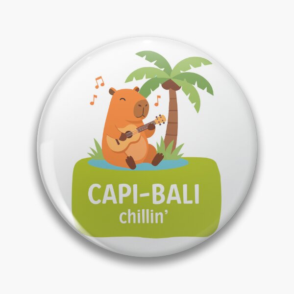 Item preview, Capybara Chillin' in Bali Paradise designed and sold by PICODOG.