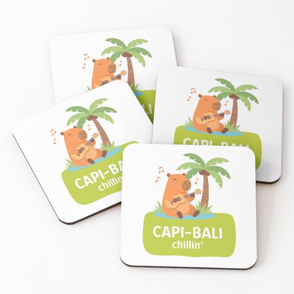 Item preview, Capybara Chillin' in Bali Paradise designed and sold by PICODOG.