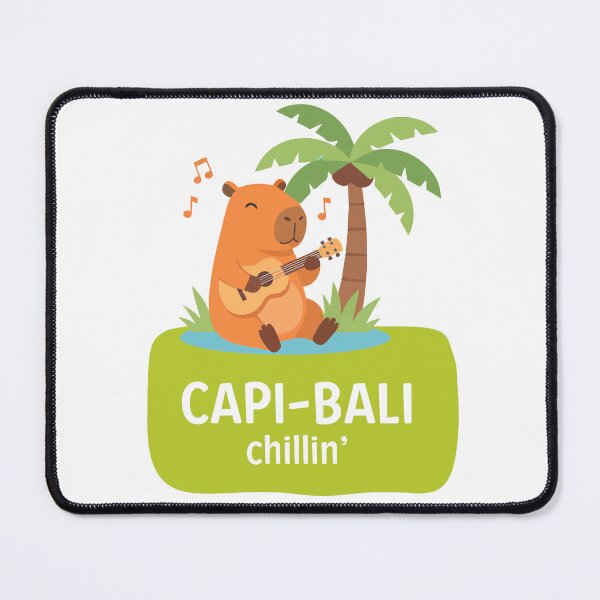 Item preview, Capybara Chillin' in Bali Paradise designed and sold by PICODOG.