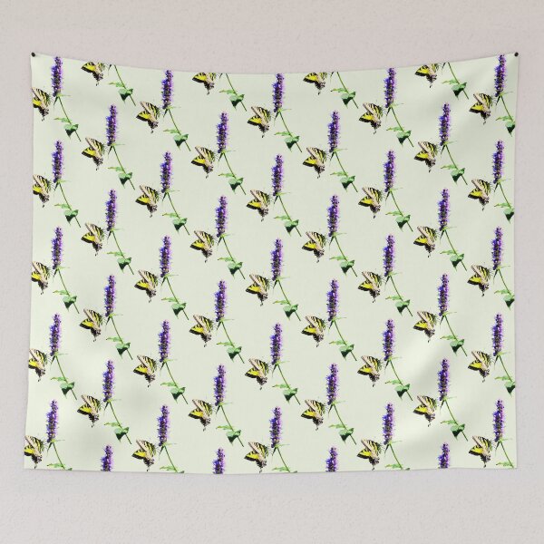 Item preview, Tiger Swallowtail on Purple Salvia designed and sold by Susan Savad.