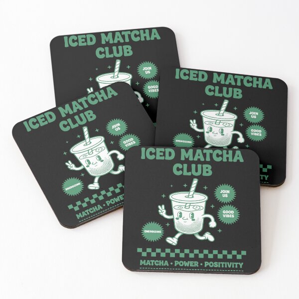 Item preview, Iced Matcha Club Matcha Power Positivity Funny designed and sold by LuminOrb.