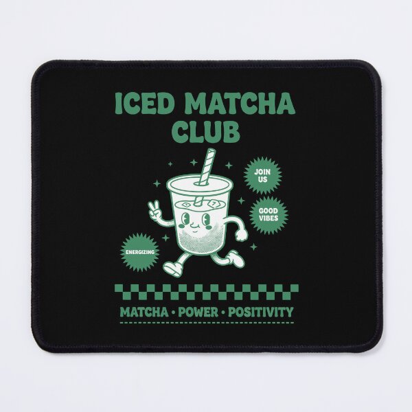 Item preview, Iced Matcha Club Matcha Power Positivity Funny designed and sold by LuminOrb.
