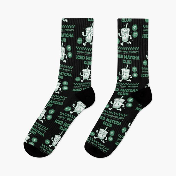 Item preview, Iced Matcha Club Matcha Power Positivity Funny designed and sold by LuminOrb.