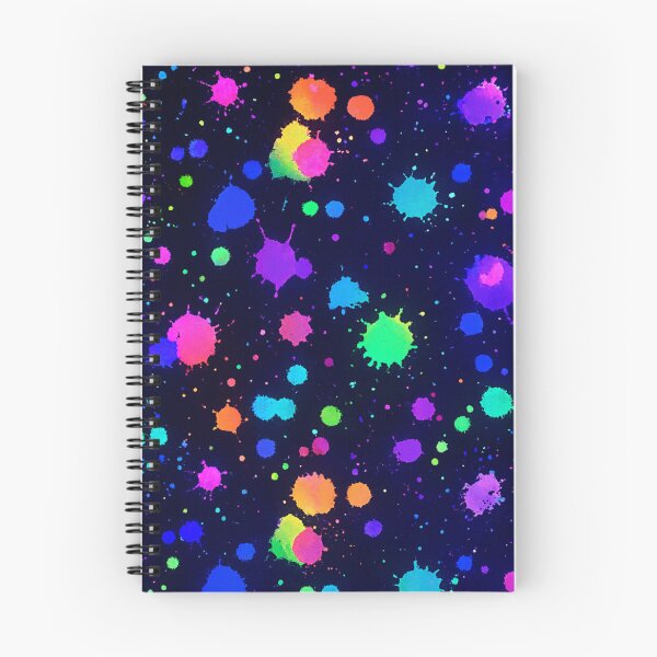 Item preview, NEON Paint Splatter Pattern designed and sold by S-M-P-A.