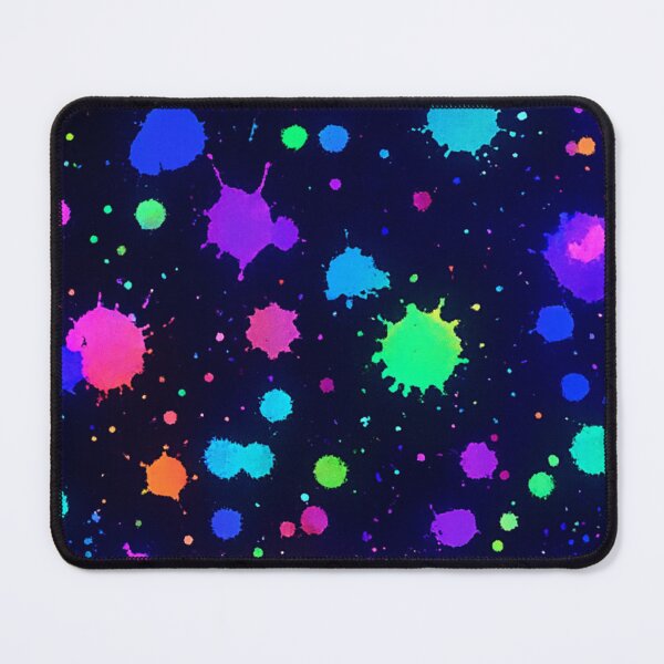 Item preview, NEON Paint Splatter Pattern designed and sold by S-M-P-A.
