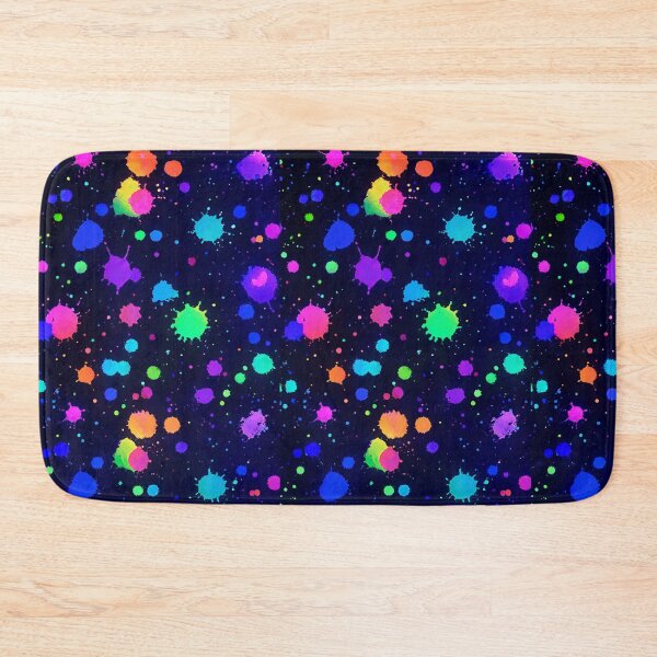Item preview, NEON Paint Splatter Pattern designed and sold by S-M-P-A.