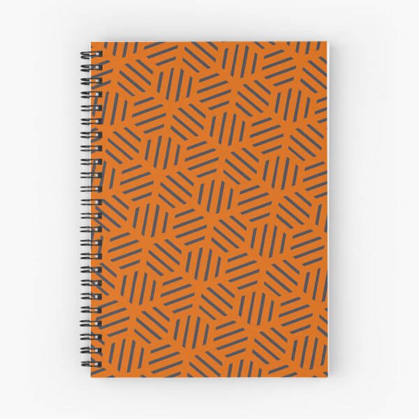 Item preview, Beautiful Orange Hexagonal Tessellation - Abstract Geometric Shape Pattern  - Baptism Gifts designed and sold by RoyalStarsPatts.